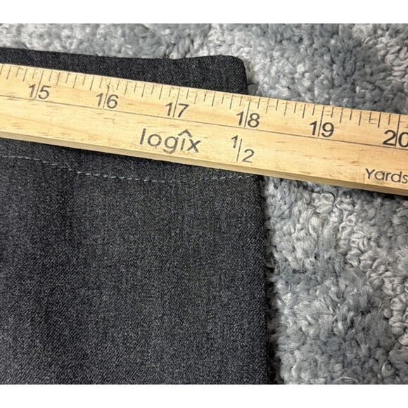 Talbots Pants Womens 14P Gray Heritage High Rise Straight Leg Dress Pants - Picture 3 of 7